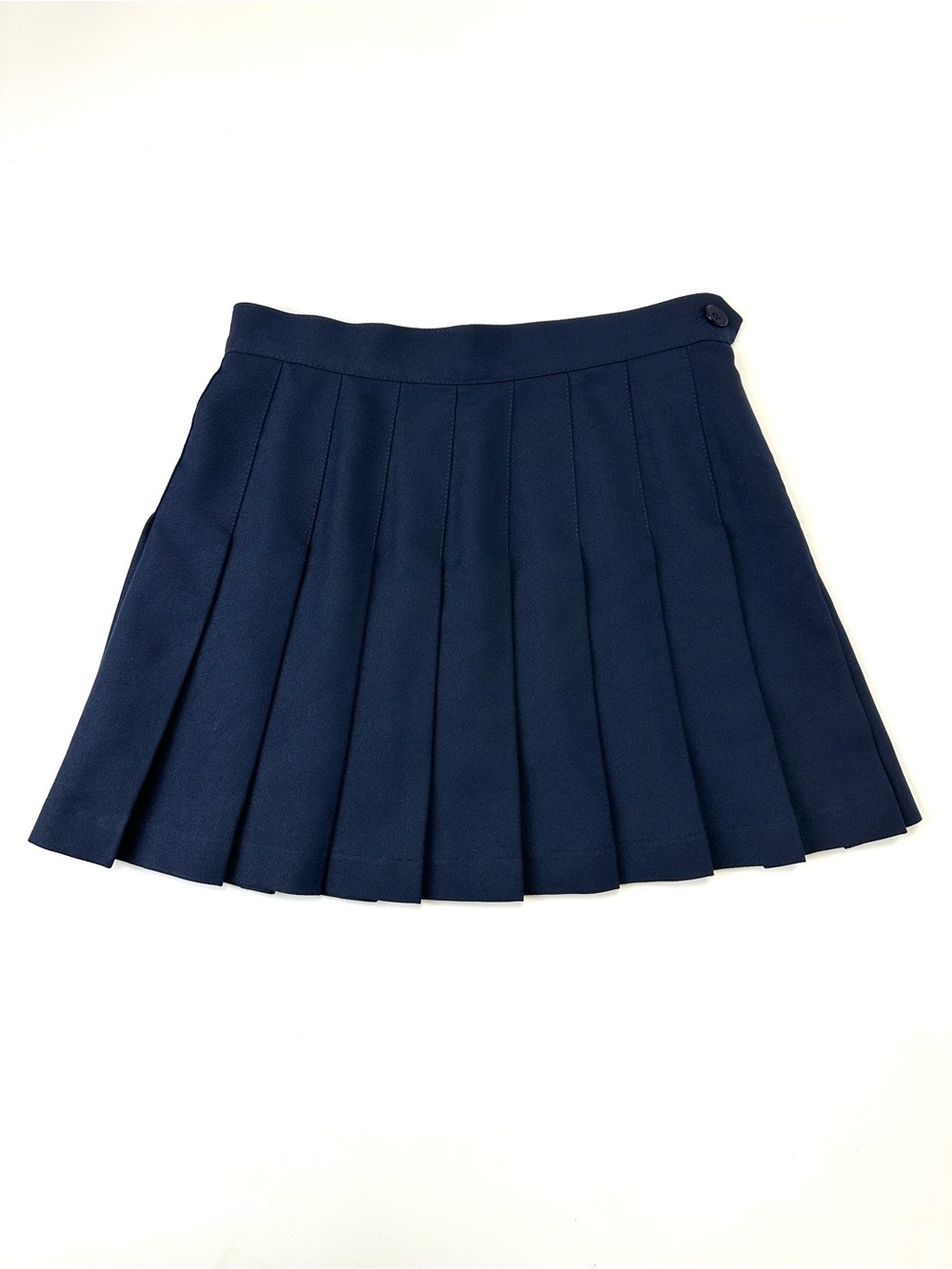 American Apparel Navy Pleated Mini Skirt Small Made in USA Preppy Tennis Y2K